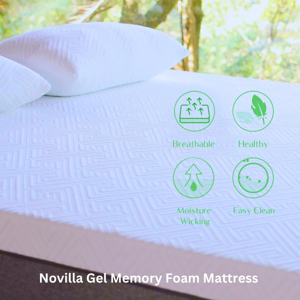 novilla gel memory foam mattress