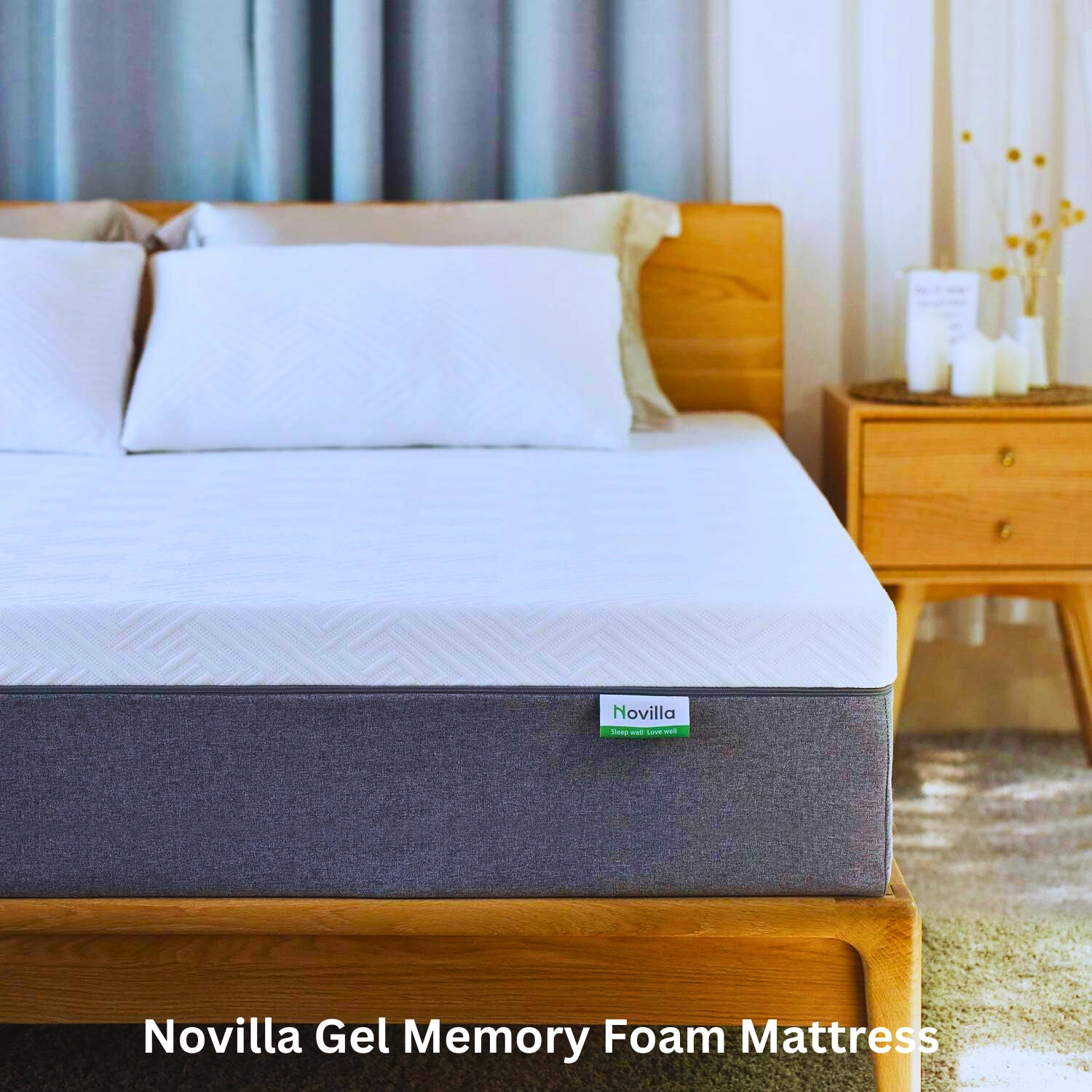 novilla gel memory foam mattress