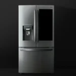 Frigidaire Stainless Steel And Black Refrigerator