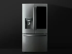 Frigidaire Stainless Steel And Black Refrigerator