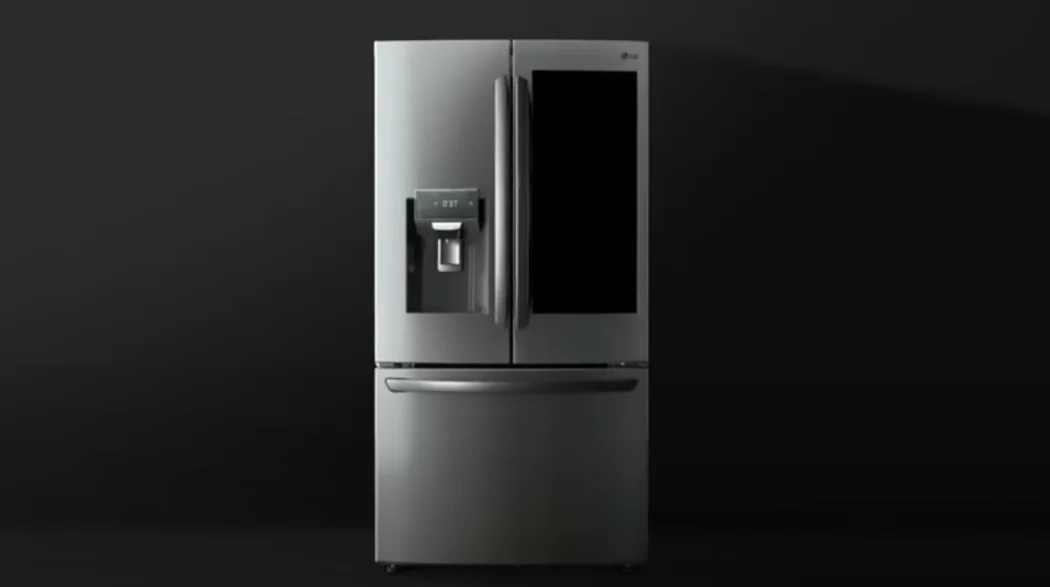 Frigidaire Stainless Steel And Black Refrigerator